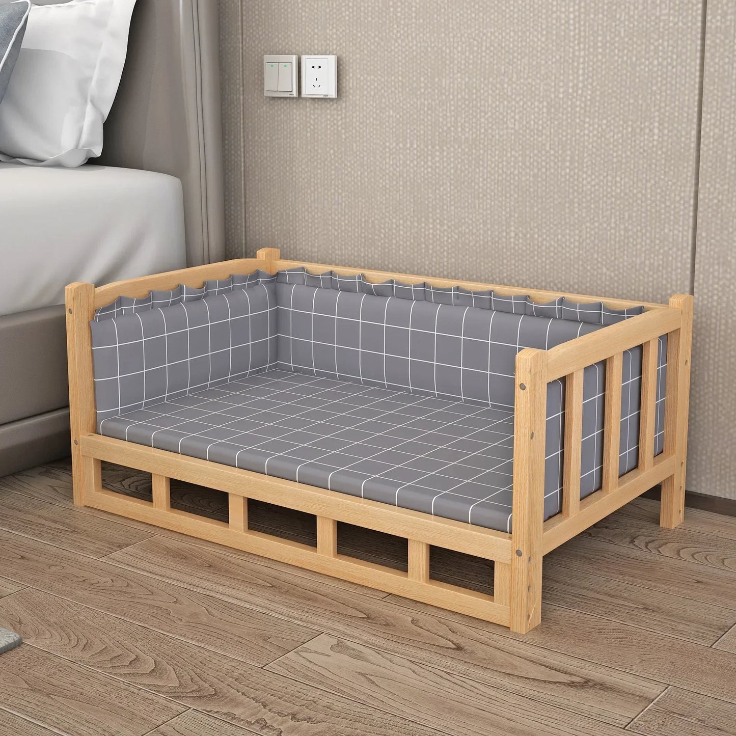 CosyWood - Modern Houten Hondenbed